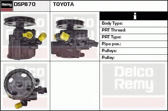 DELCO REMY DSP870 Гідравлічний насос, кермо