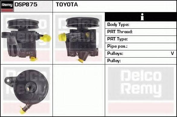 DELCO REMY DSP875 Гідравлічний насос, кермо