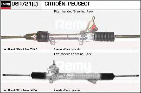 DELCO REMY DSR721L Рульовий механізм