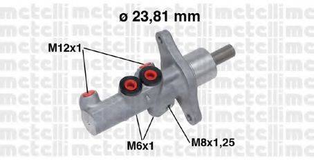 METELLI 050719 головний гальмівний циліндр