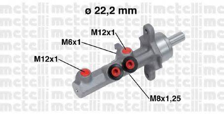 METELLI 050721 головний гальмівний циліндр