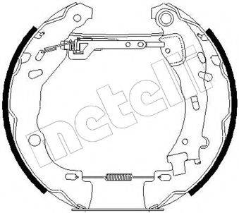 METELLI 510189 Комплект гальмівних колодок