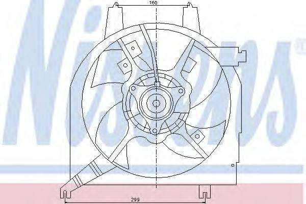NISSENS 85218 Вентилятор, охолодження двигуна