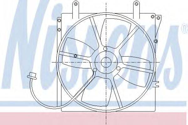 NISSENS 85338 Вентилятор, охолодження двигуна