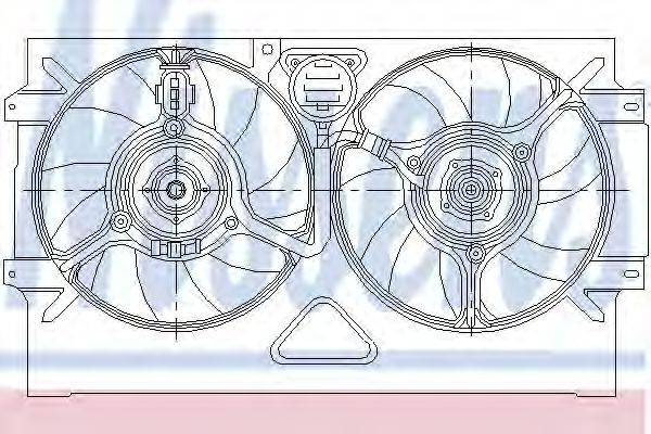 NISSENS 85469 Вентилятор, охолодження двигуна