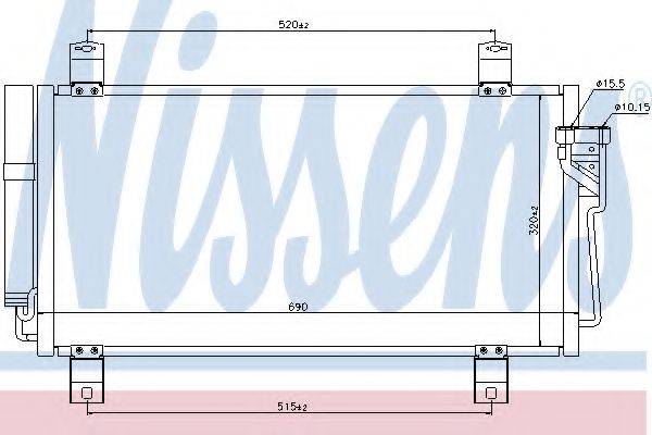 NISSENS 940032 Конденсатор, кондиціонер