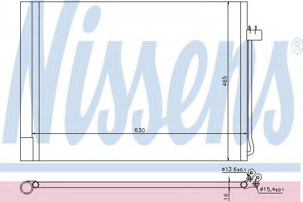 NISSENS 940058 Конденсатор, кондиціонер