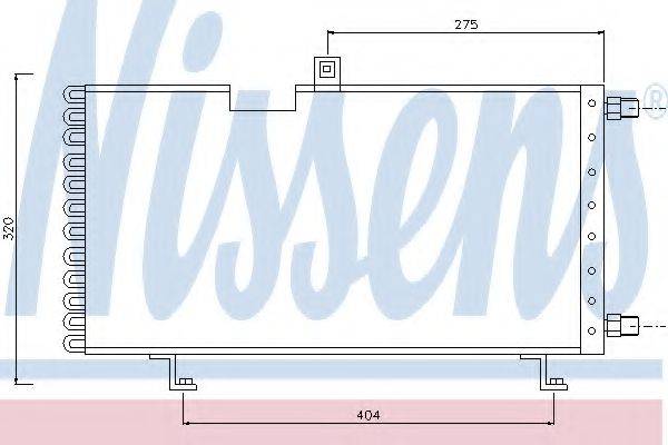 NISSENS 94005 Конденсатор, кондиціонер