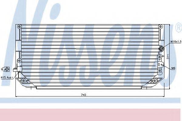 NISSENS 94368 Конденсатор, кондиціонер