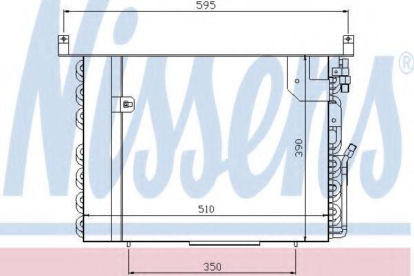 NISSENS 94402 Конденсатор, кондиціонер