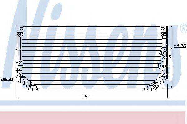 NISSENS 94515 Конденсатор, кондиціонер