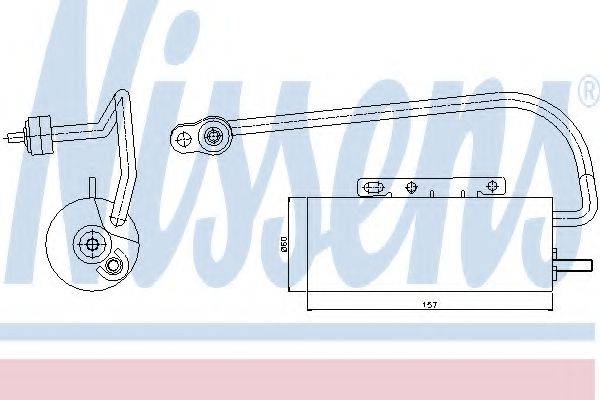 NISSENS 95339 Осушувач, кондиціонер