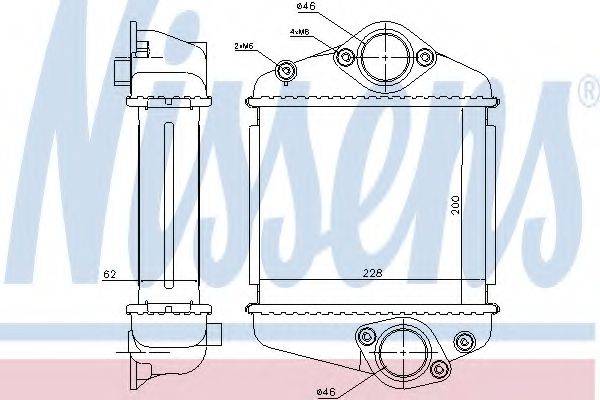 NISSENS 96372 Інтеркулер