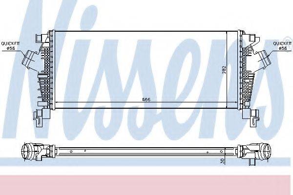 NISSENS 96547 Інтеркулер