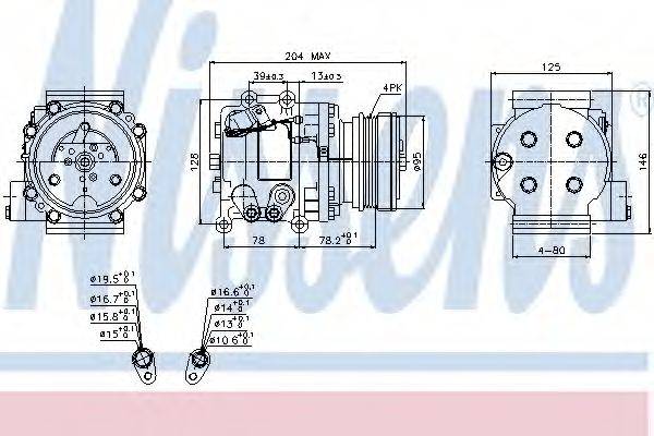 NISSENS 89229 Компресор, кондиціонер