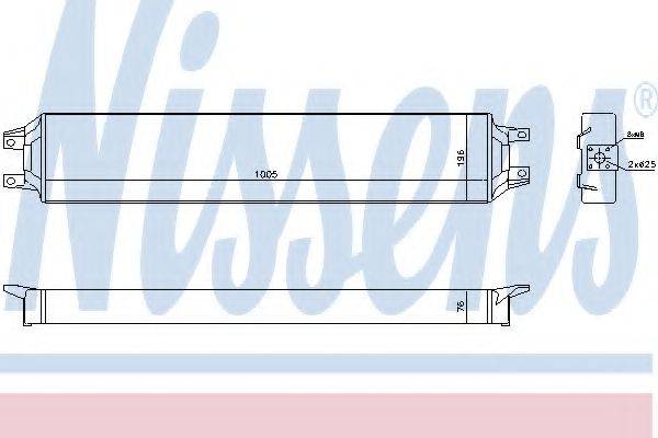 NISSENS 90731 масляний радіатор, моторне масло