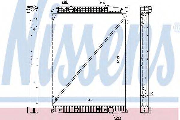 NISSENS 62791A Радіатор, охолодження двигуна