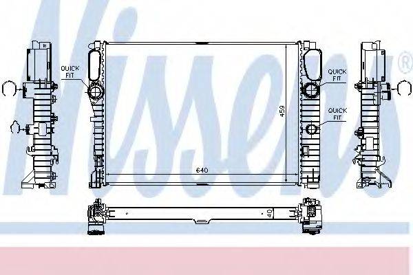 NISSENS 62796A Радіатор, охолодження двигуна