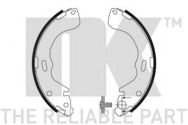 NK 2732640 Комплект гальмівних колодок