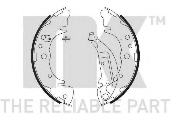 NK 2734666 Комплект гальмівних колодок