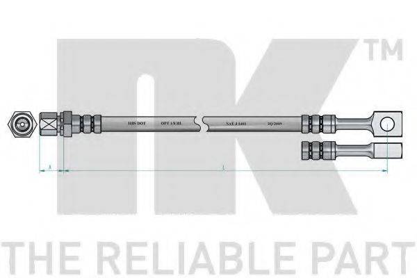 NK 853647 Гальмівний шланг