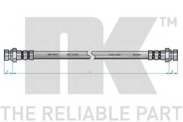 NK 853409 Гальмівний шланг