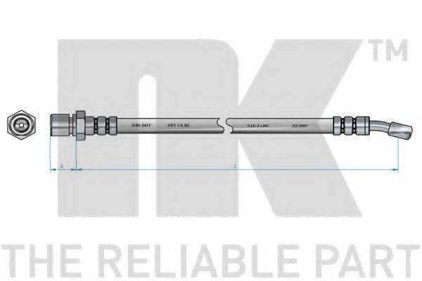 NK 855002 Гальмівний шланг
