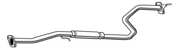 WALKER 21297 Середній глушник вихлопних газів