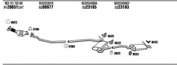 WALKER AD25191A Система випуску ОГ