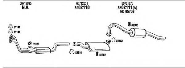 WALKER AR10011A Система випуску ОГ