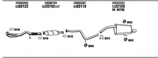 WALKER ARH14784B Система випуску ОГ