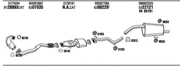 WALKER ARH22625 Система випуску ОГ