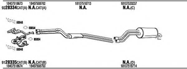 WALKER BWH16829A Система випуску ОГ