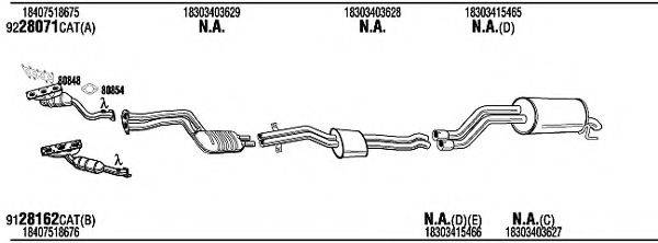 WALKER BWH17811B Система випуску ОГ