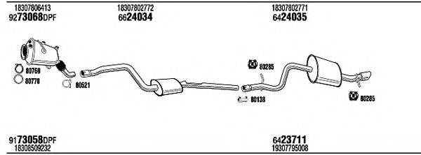 WALKER BWH53615BB Система випуску ОГ