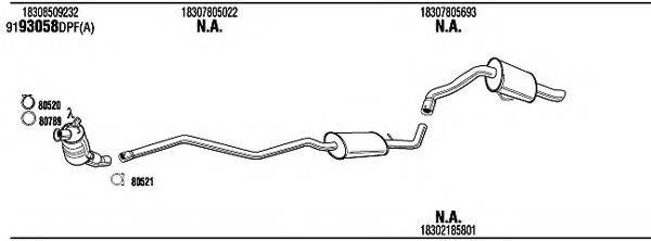 WALKER BWH55647BA Система випуску ОГ