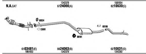 WALKER FOK17783BB Система випуску ОГ