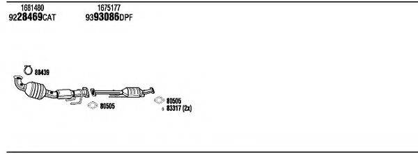 WALKER FOK24451BA Система випуску ОГ