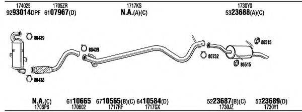 WALKER PEH24532DA Система випуску ОГ