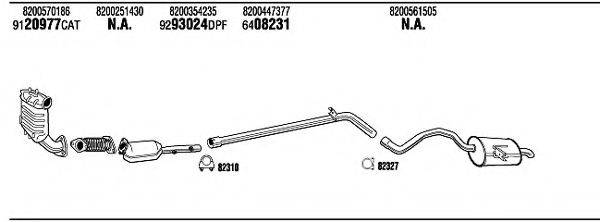 WALKER REH19039BA Система випуску ОГ