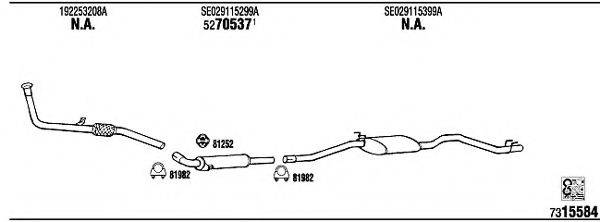 WALKER SE10607A Система випуску ОГ