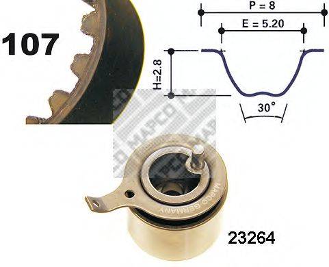 MAPCO 73537 Комплект ременя ГРМ