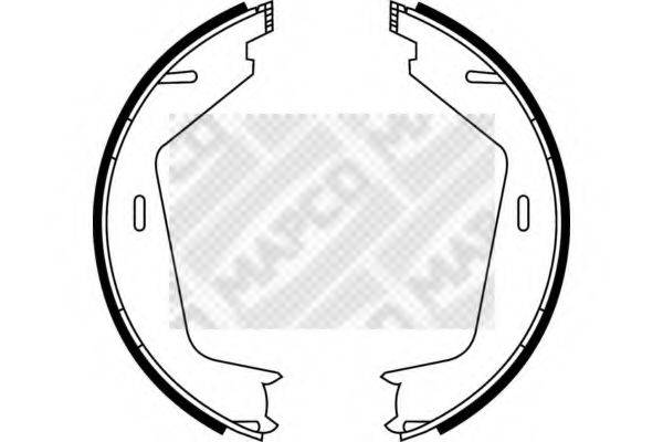 MAPCO 8862 Комплект гальмівних колодок