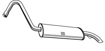 FONOS 610611 Глушник вихлопних газів кінцевий