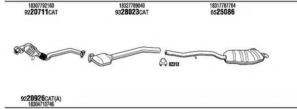 FONOS BW32044 Система випуску ОГ