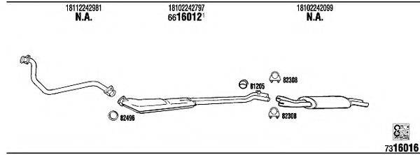 FONOS BW32404 Система випуску ОГ