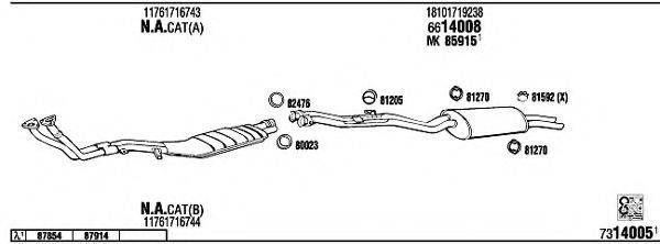 FONOS BW32539B Система випуску ОГ