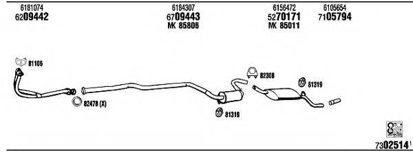 FONOS FO30904A Система випуску ОГ