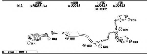 FONOS FO60127 Система випуску ОГ