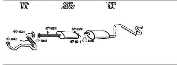 FONOS FO80144A Система випуску ОГ